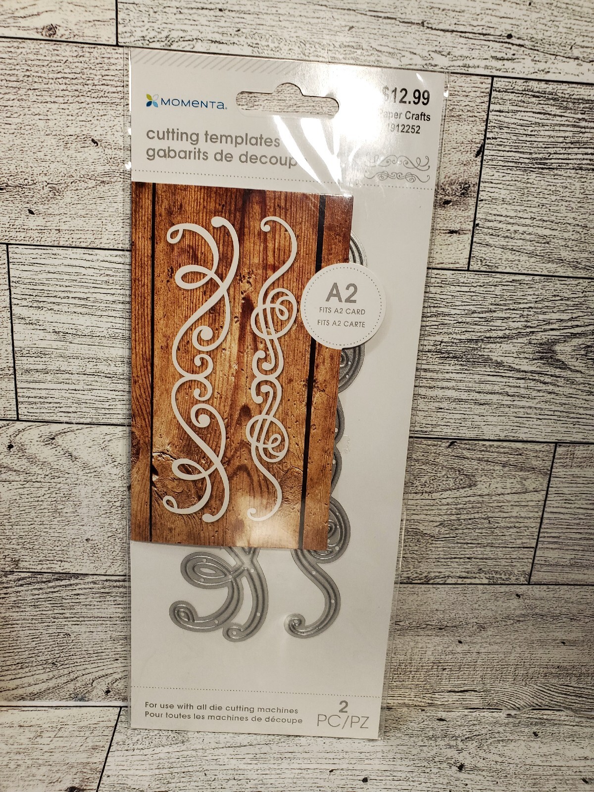 MO1 Momenta Cutting Dies Fancy Borders 2pc Set 6534 New