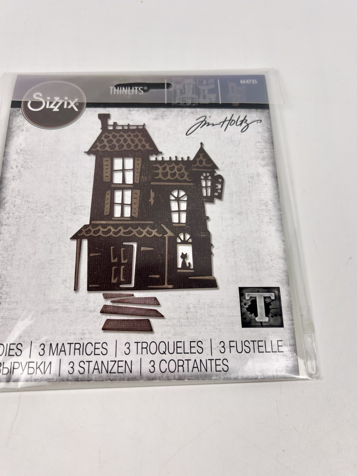 Sizzix Halloween Thinlits Dies, Haunted 664735