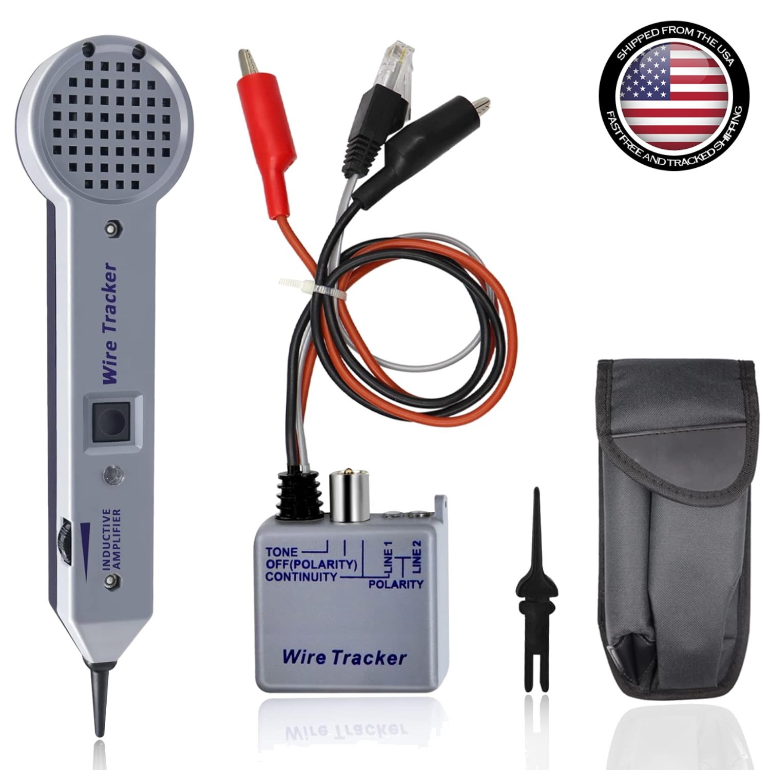 Cable Tester Kit 200EP Tone Generator Wire Tracer Circuit Line Finder Probe