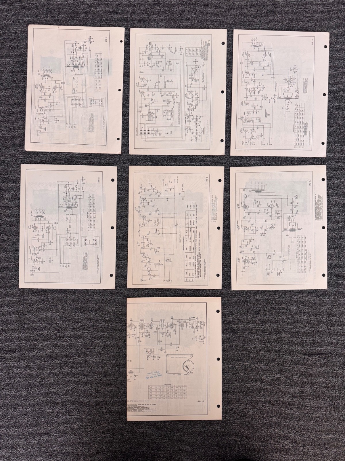 APPROVED ELECTRONICS, NATIONAL VARIOUS MODELS INFO AND SCHEMATICS