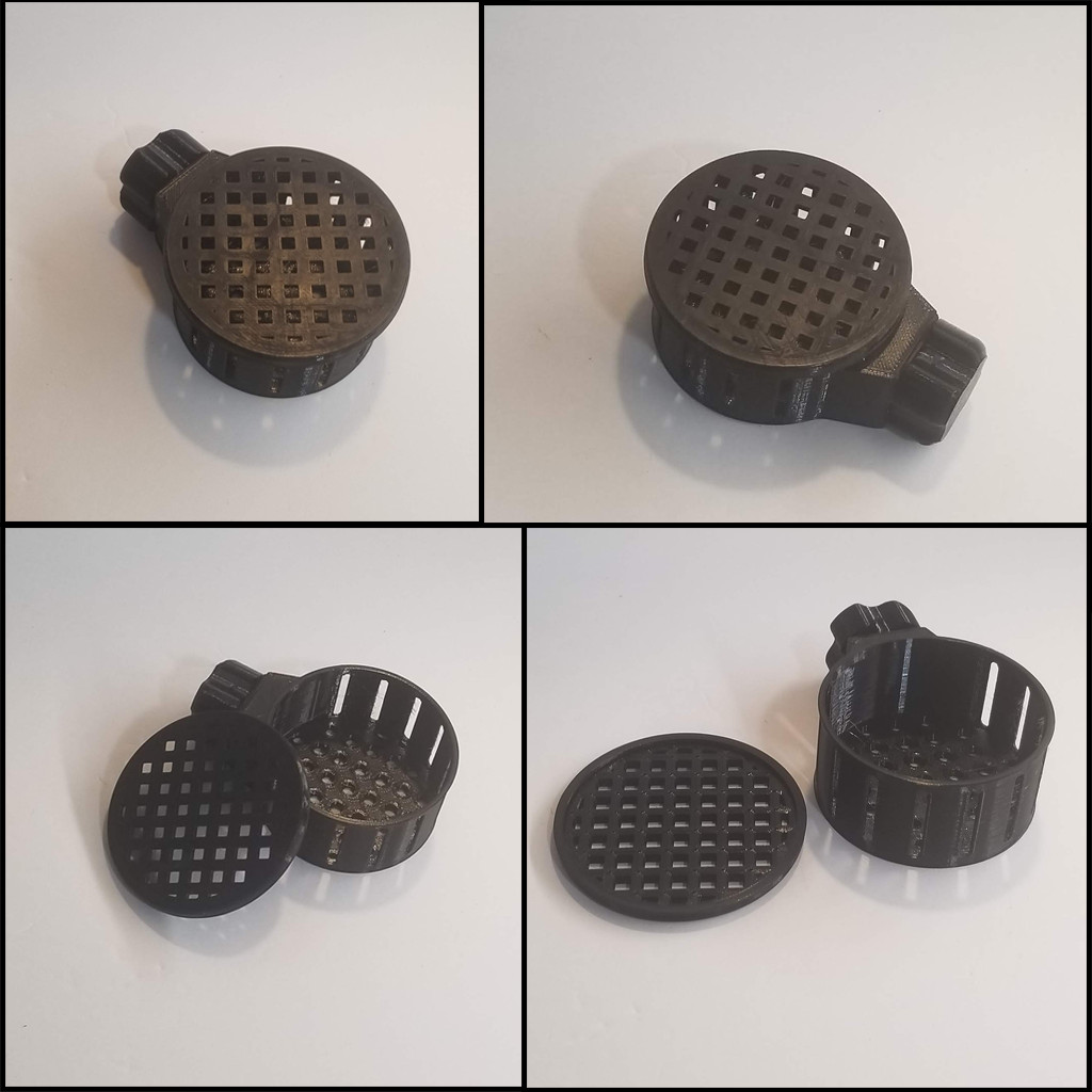 Magnetic Mushroom Basket –Protector w/ Easy Remove Cap -3D Printed - PETG
