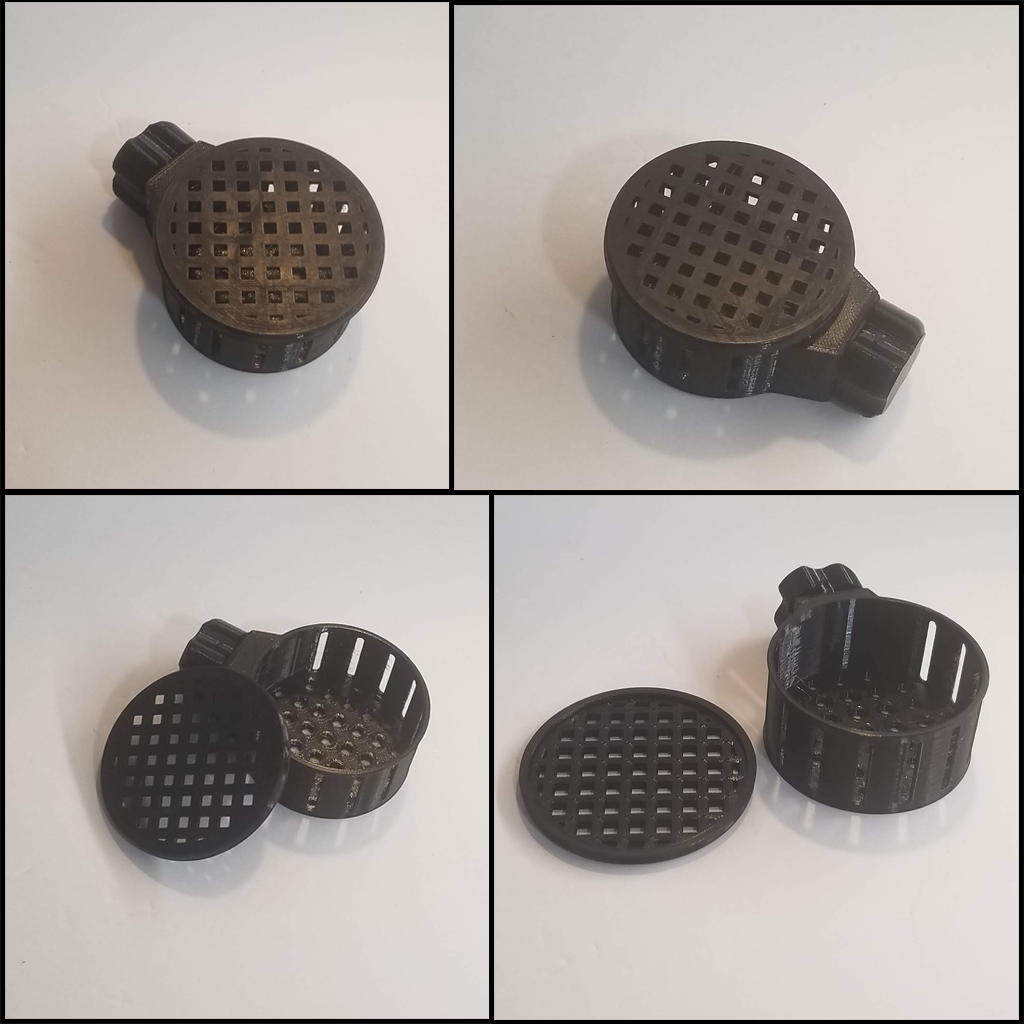 Magnetic Mushroom Basket –Protector w/ Easy Remove Cap -3D Printed - PETG