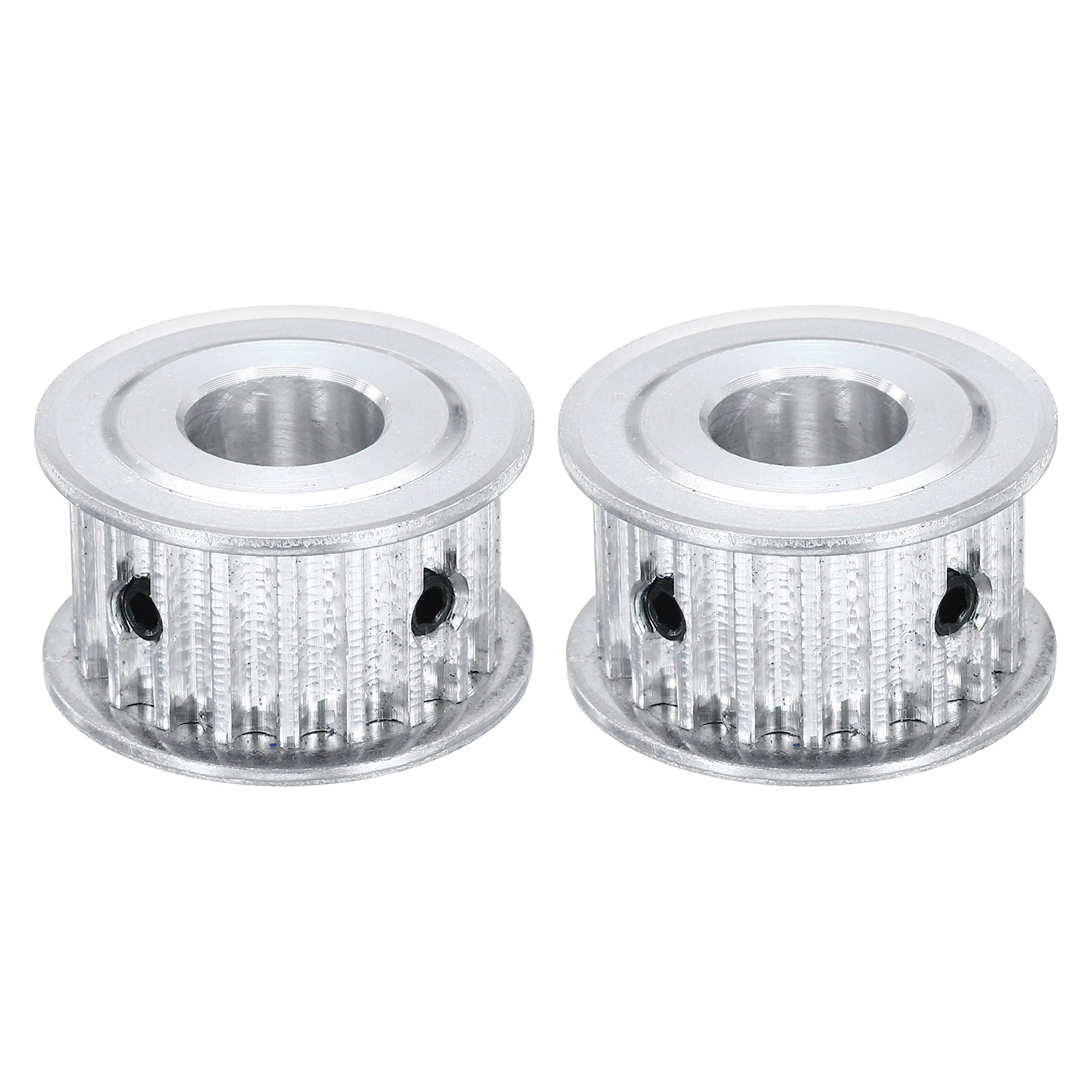 2 Pcs Aluminium Timing Pulley, 20 Teeth 14mm Bore 5mm Pitch 16mm Slot