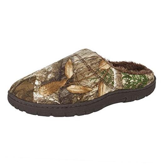 Men's Memory Foam Moccasin House Slipper Indoor/Outdoors XX-Large Camo