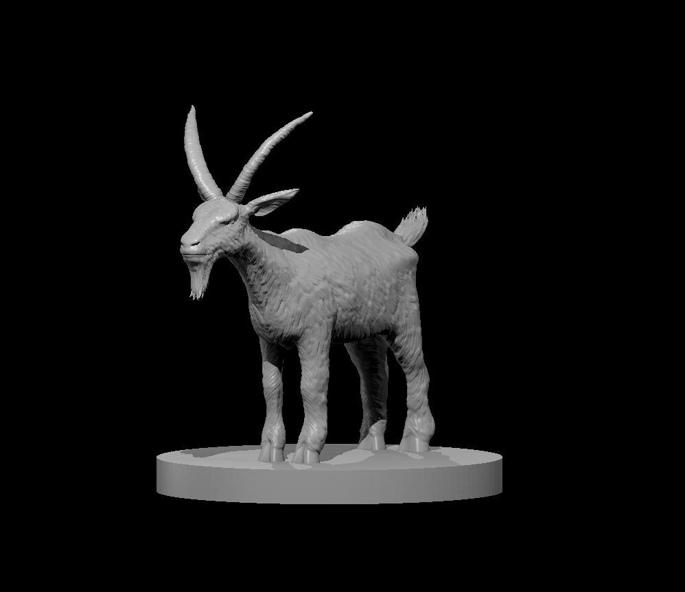Goat Monster Manual 28mm Scale DND D&D Tabletop Mini