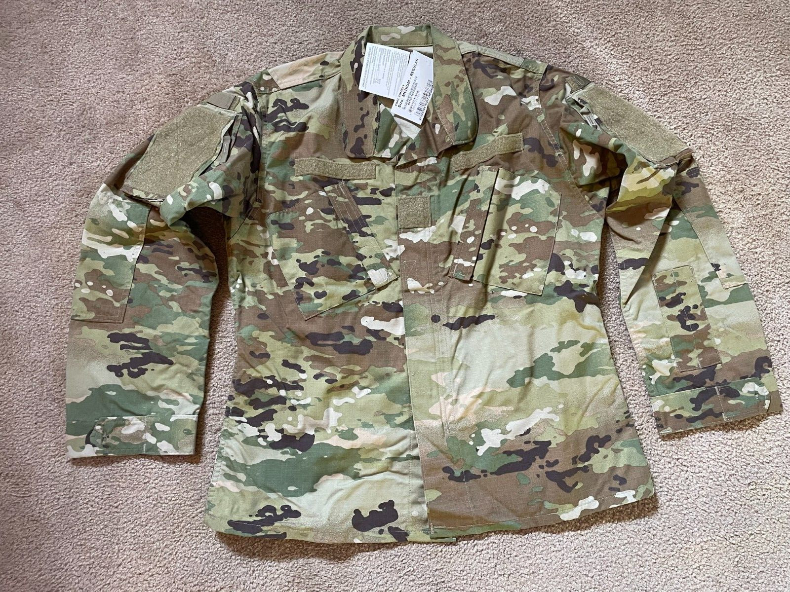 OCP Camo Combat Uniform Coat Jacket Unisex Medium Regular