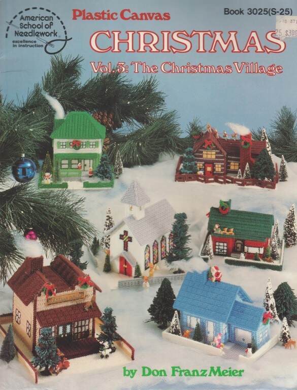 OOP!!!VTG!! PLASTIC CANVAS CHRISTMAS VOL. 3: THE CHRISTMAS VILLAGE