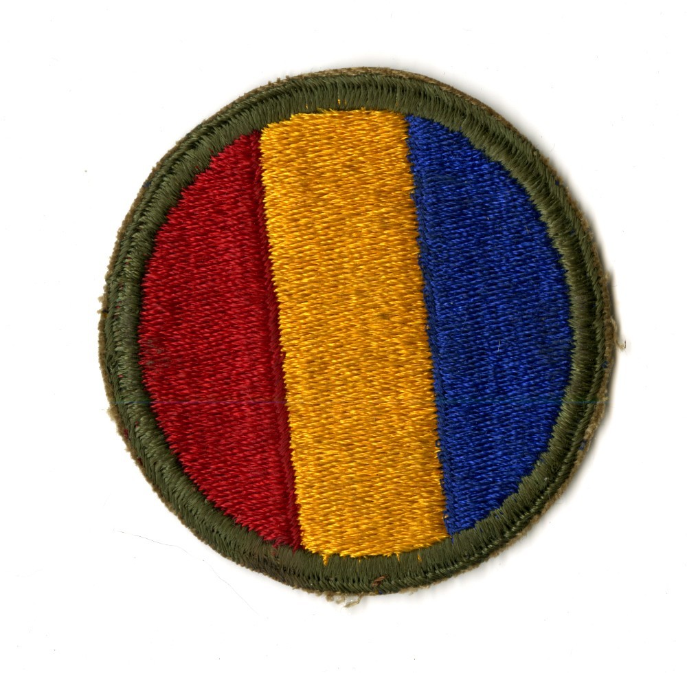 Replacement and Schools Command White Back Patch WWII Original