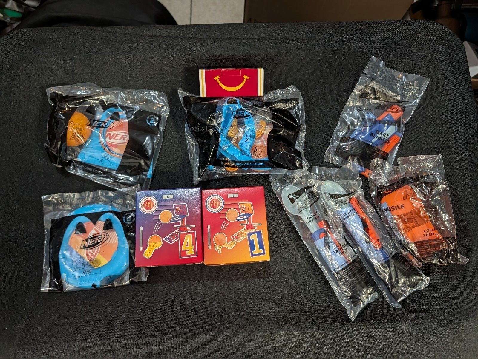 NERF Loop & Launch Challenge McDonald's Toy Set - Complete in Package