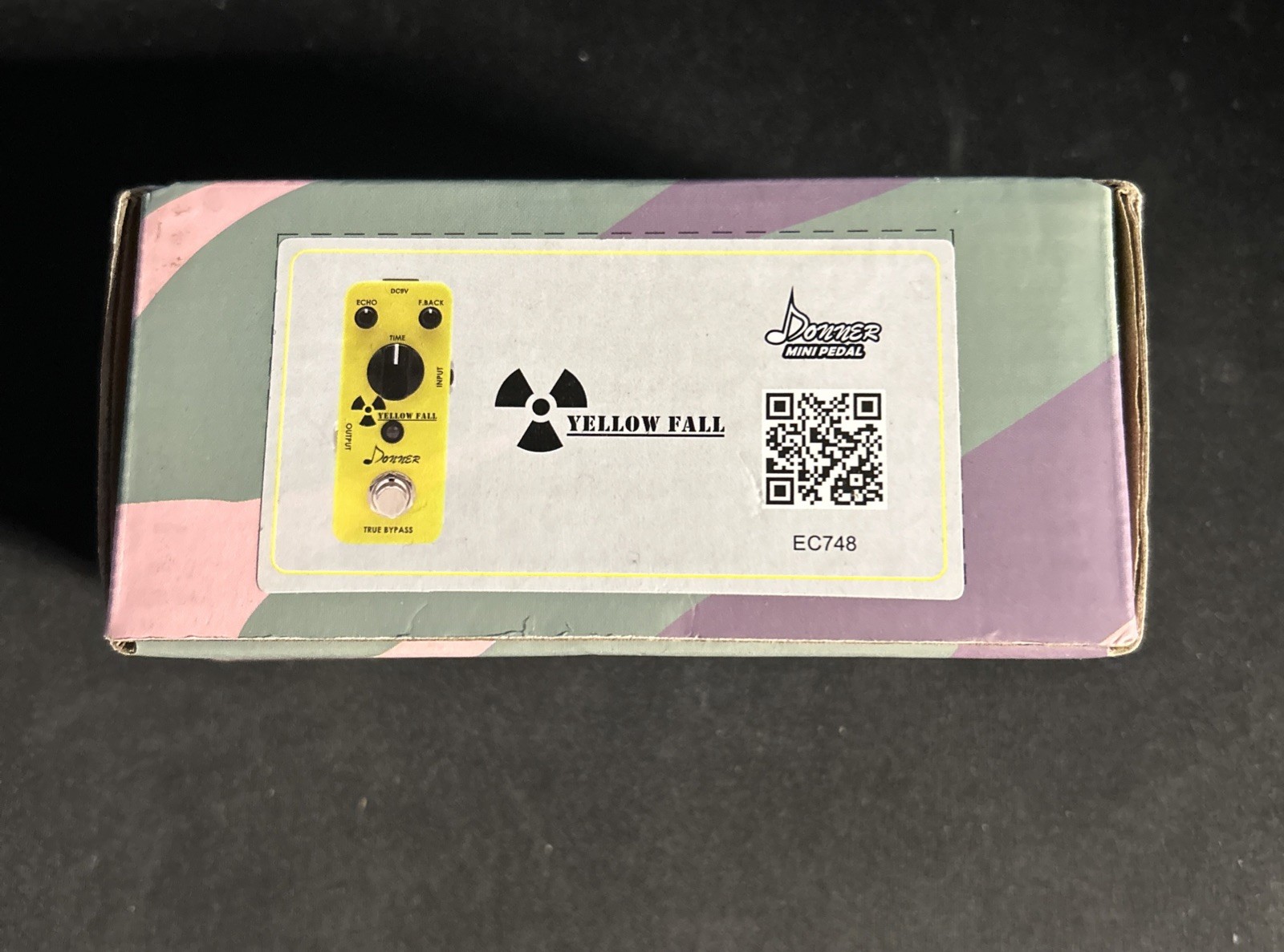 NEW Donner Mini Guitar Effect Pedal EC1162 Yellow | Compact Stompbox
