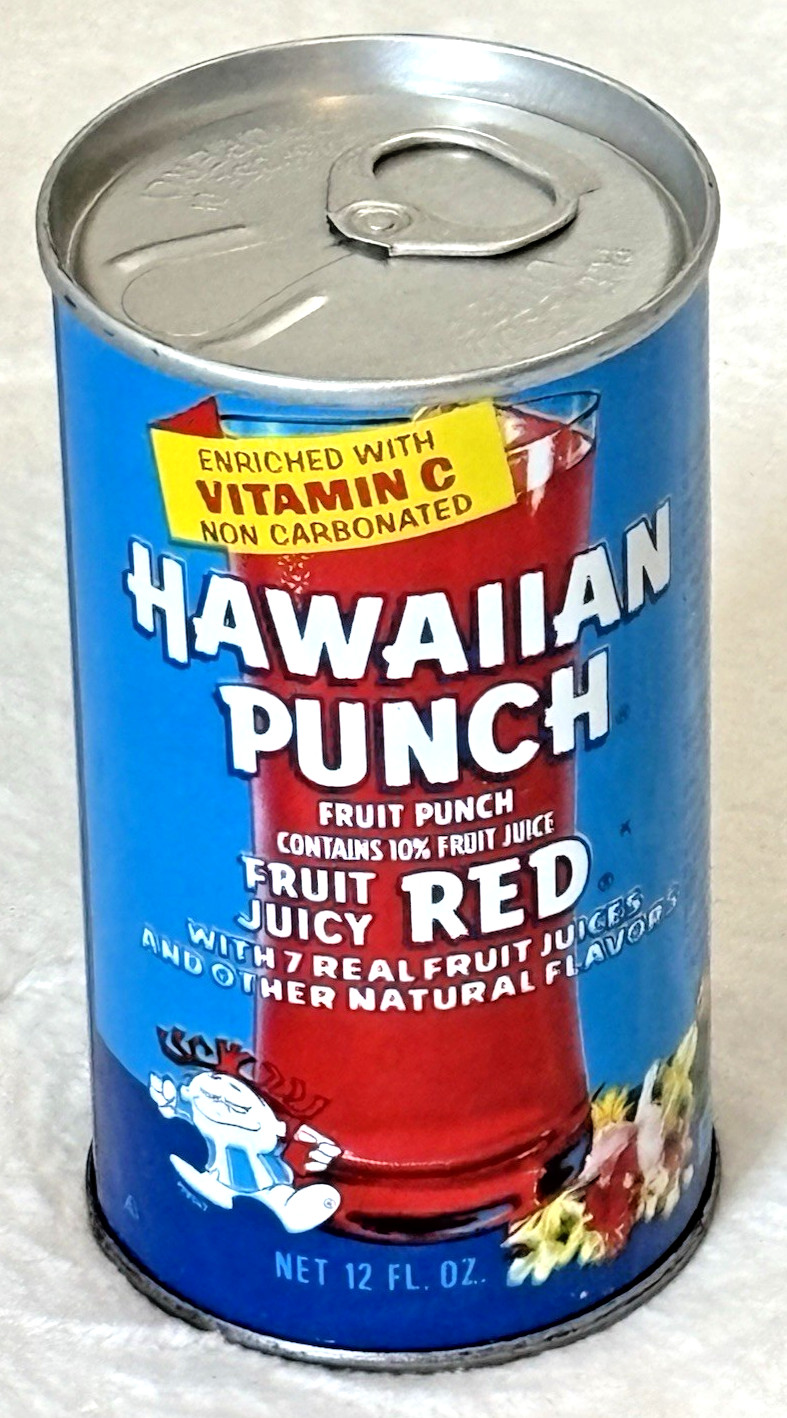 1970’s 🌺Hawaiian🏝️-🩸Juicy Fruit 🥊-Indianapolis, IN-12 oz-Steel Soda-Pop Can