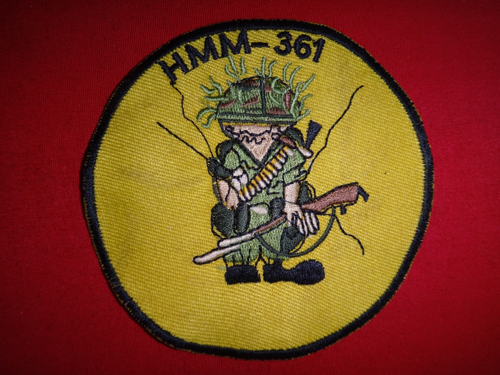 Vietnam War Patch USMC Marines Medium Lift Helicopter Squadron HMM-361