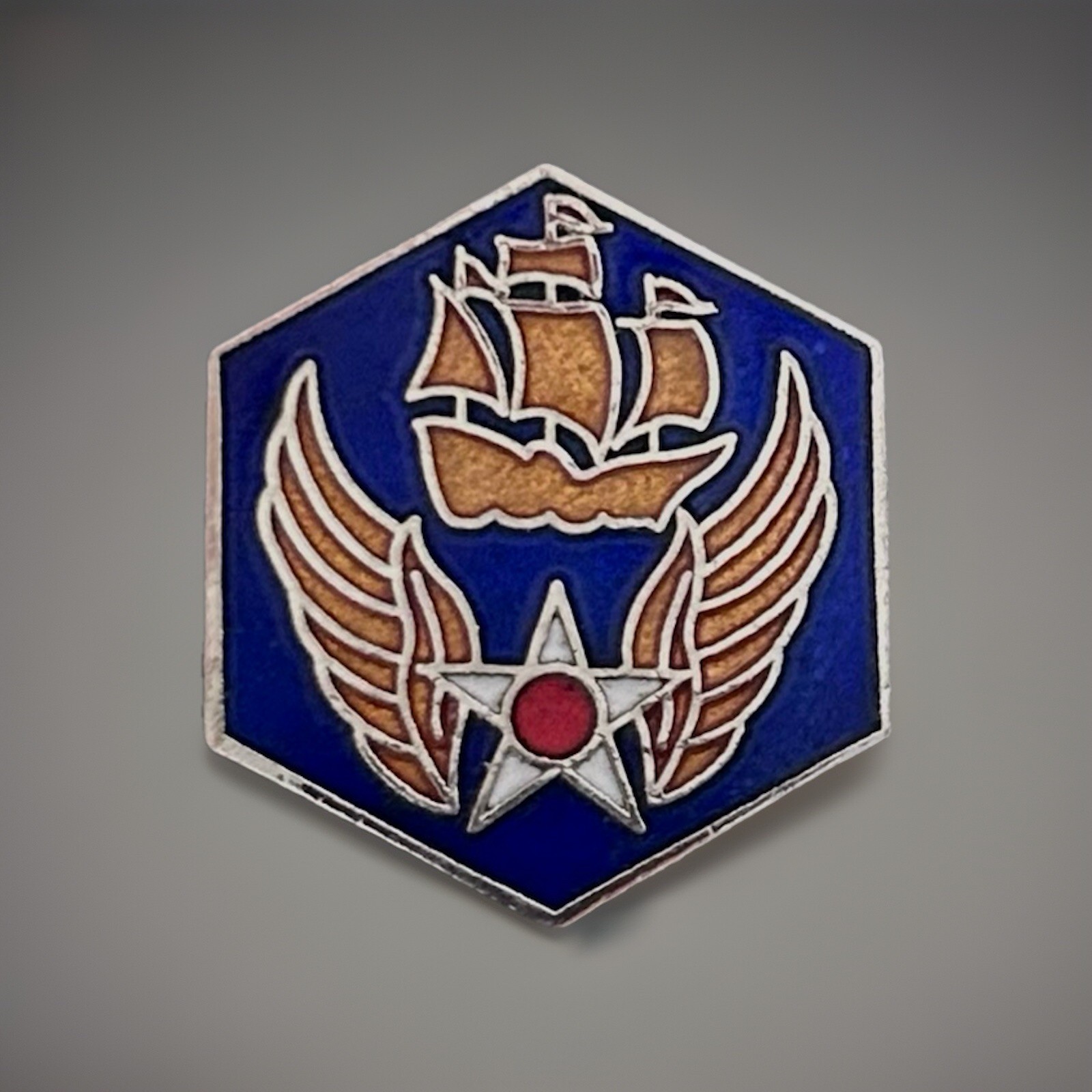 US Army Air Force 6th Air Force Pin WW2 USAAF USAF