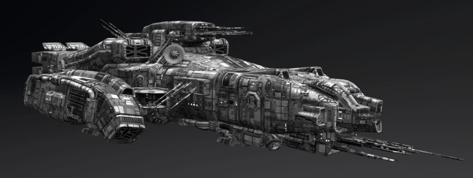 (Aliens) USCSS Haldin 3d Resin Print 8.5"