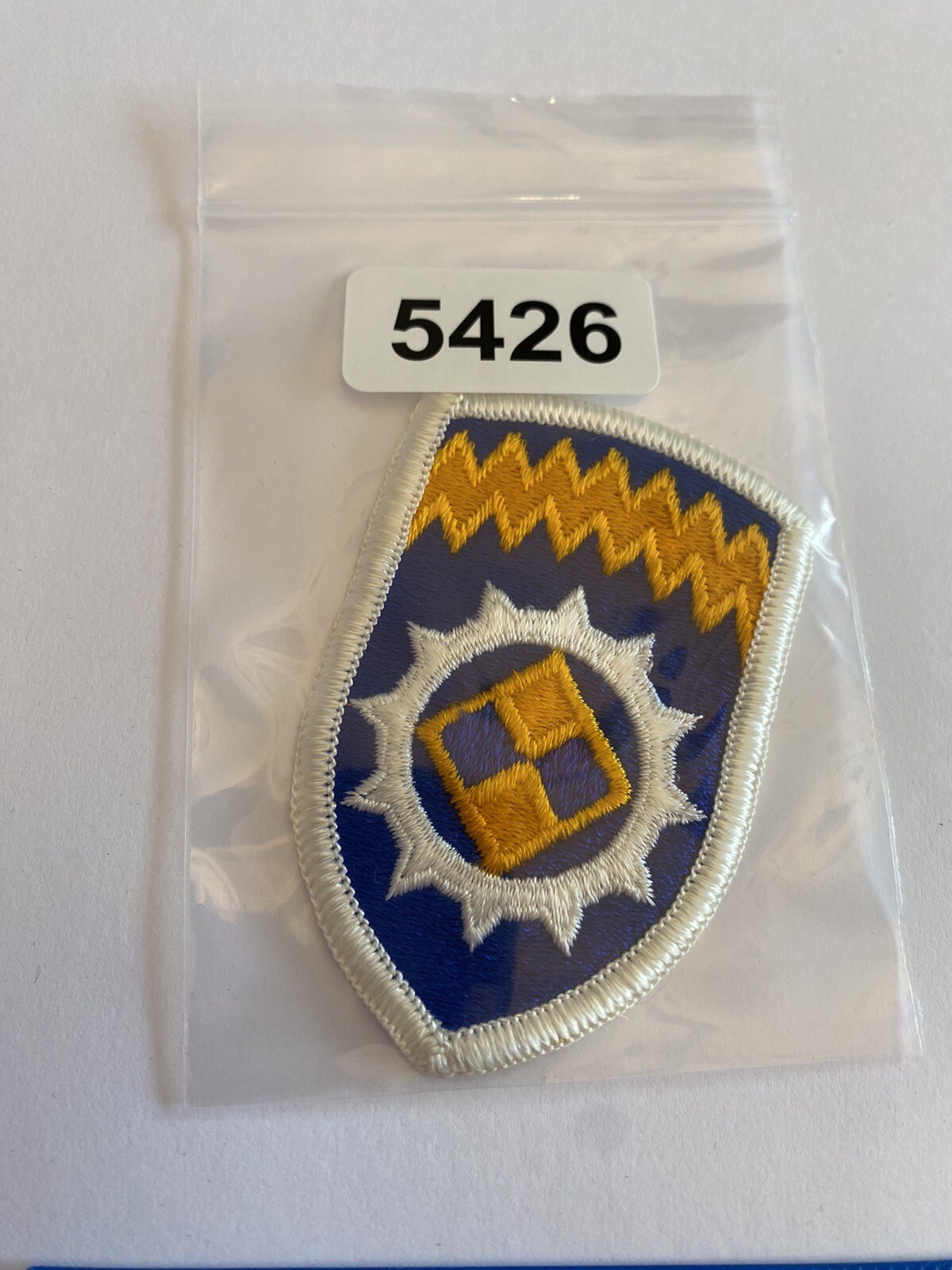 US Army Alaska Support Command Patch Full Color Patch INV5426