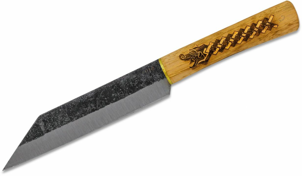 Condor Norse Dragon Seax Knife 7.03" Welted Leather Sheath 60933 CTK1024-7.0HC
