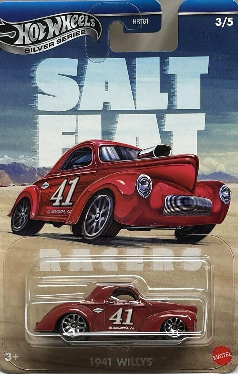 Hot Wheels Silver Series - Salt Flat Racers 3/5 1941 Willys (BBJBY83)