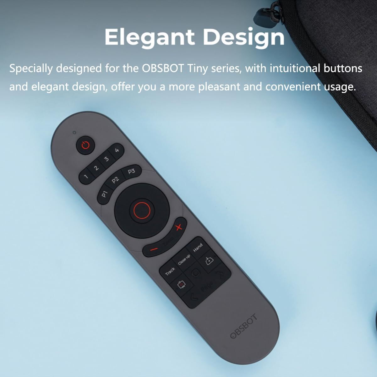OBSBOT Tiny 2 Smart Remote Control Controller for Tiny 2 Tiny 4K 1080P Webcams