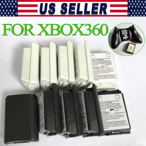 AA Battery Back Cover Case Shell Pack For Xbox 360 Wireless Controller Black Lot