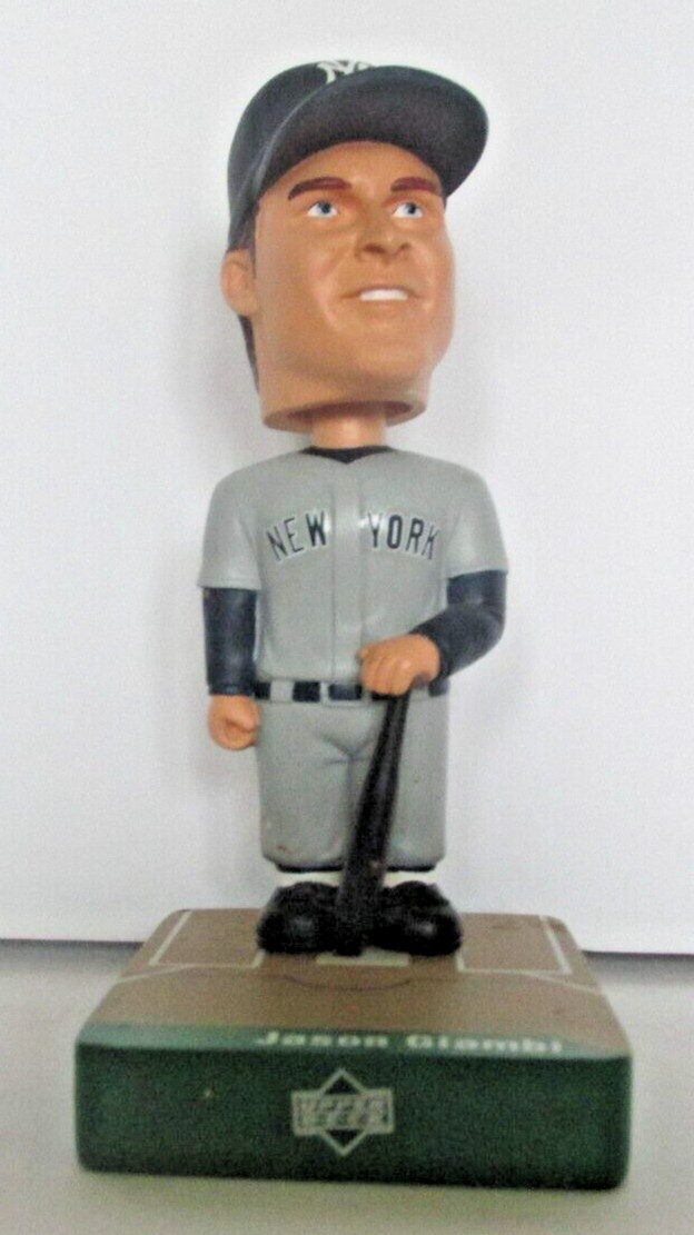 JASON GIAMBI Upper Deck Ballpark Idols 2002 MLB Bobblehead NEW YORK YANKEES