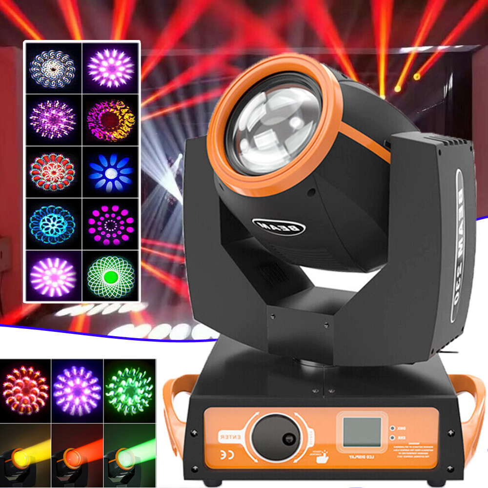 230W 7R Beam LED Moving Head Light Gobo Stage Lighting Strobe 16 Prism DJ Disco