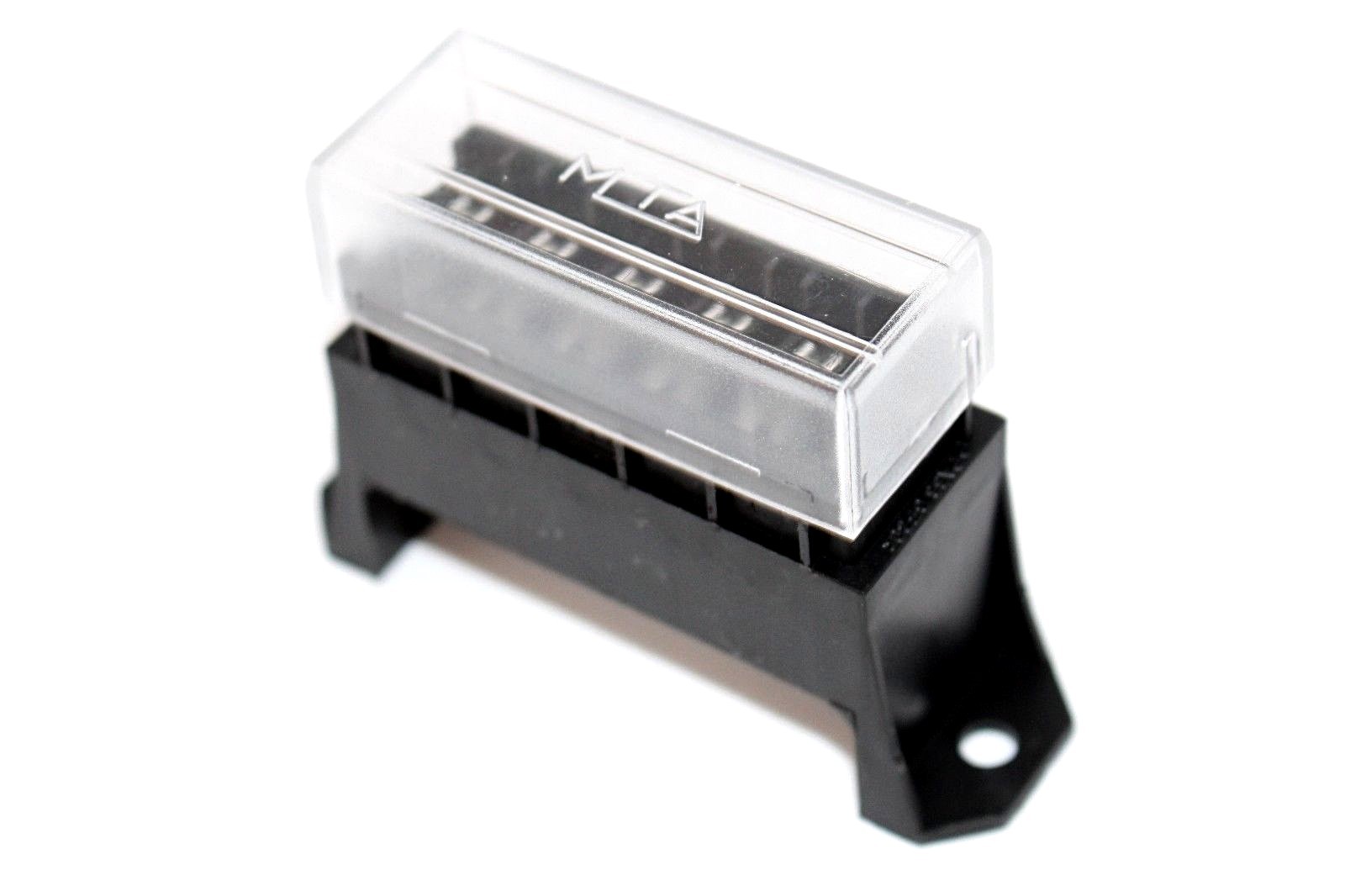 Standard Blade Fuse Holder 6 Way Bottom Entry Electrical Box Car Van Auto FU15