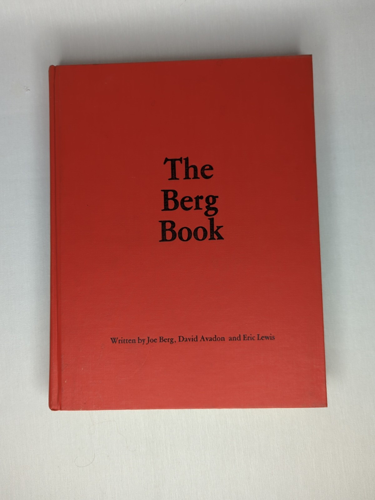 The Berg Book: Magic for Everyone Berg Joe 1983 Magic Book