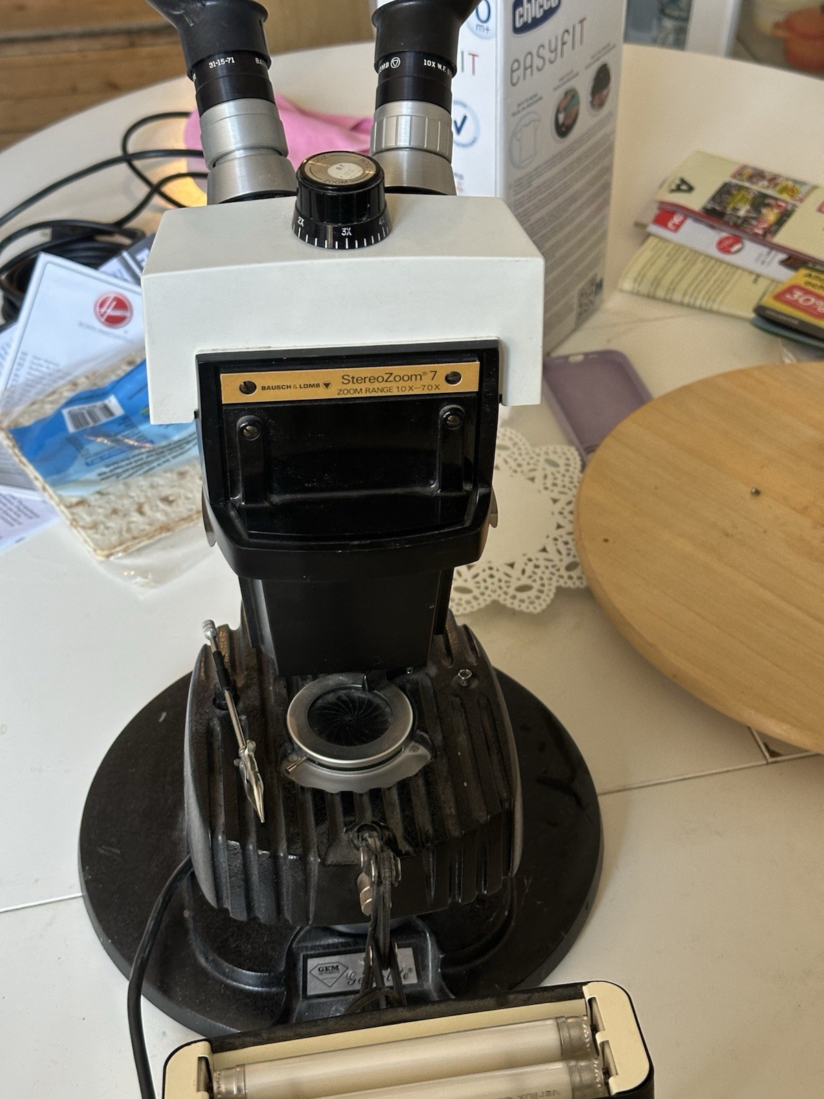 Gem Instruments Gemolite Mark V Microscope with B&L Optics – Stereo Zoom 7