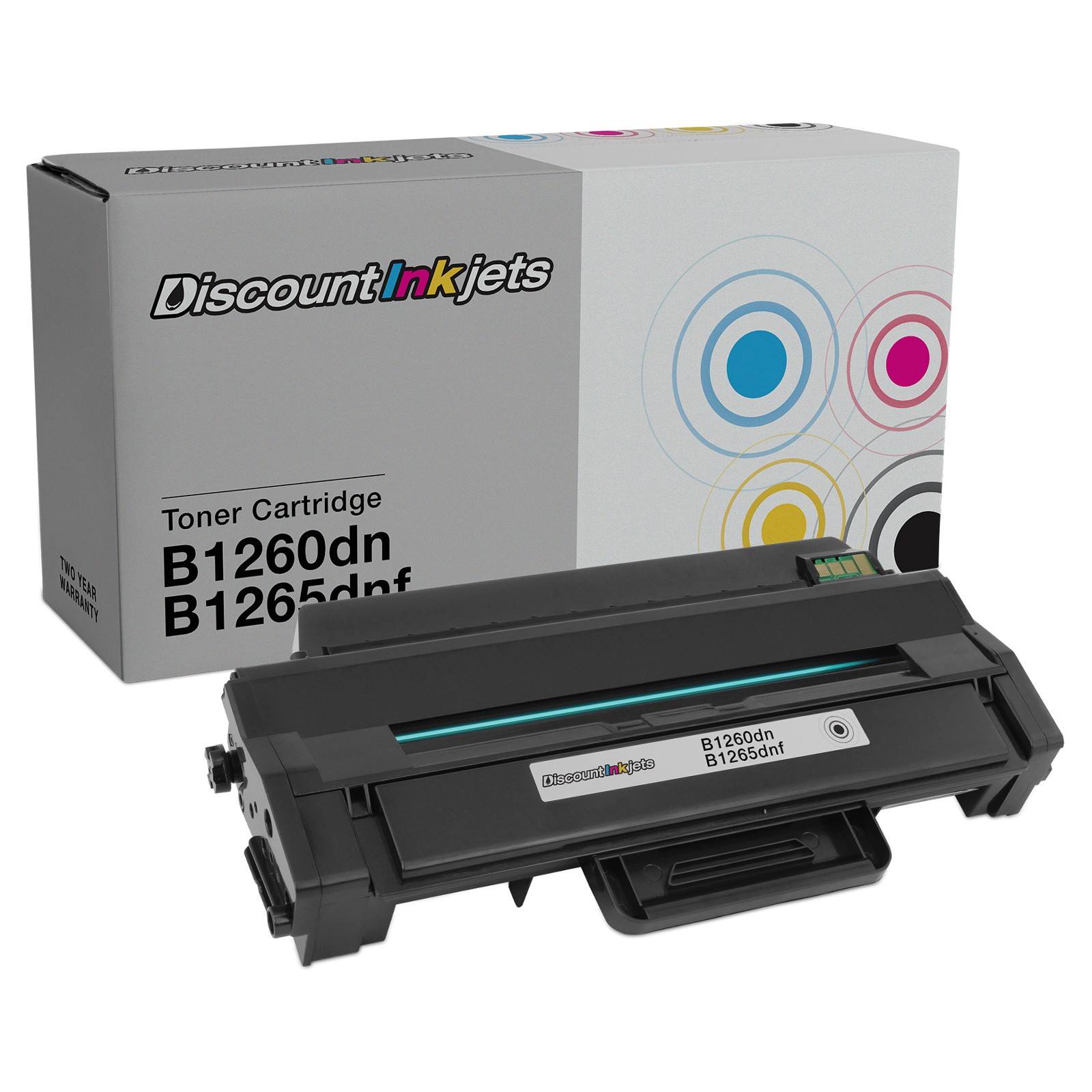 331-7328 for Dell RWXNT BLACK Toner Cartridge B1265dfw B1260dn B1260dnf B1265dnf