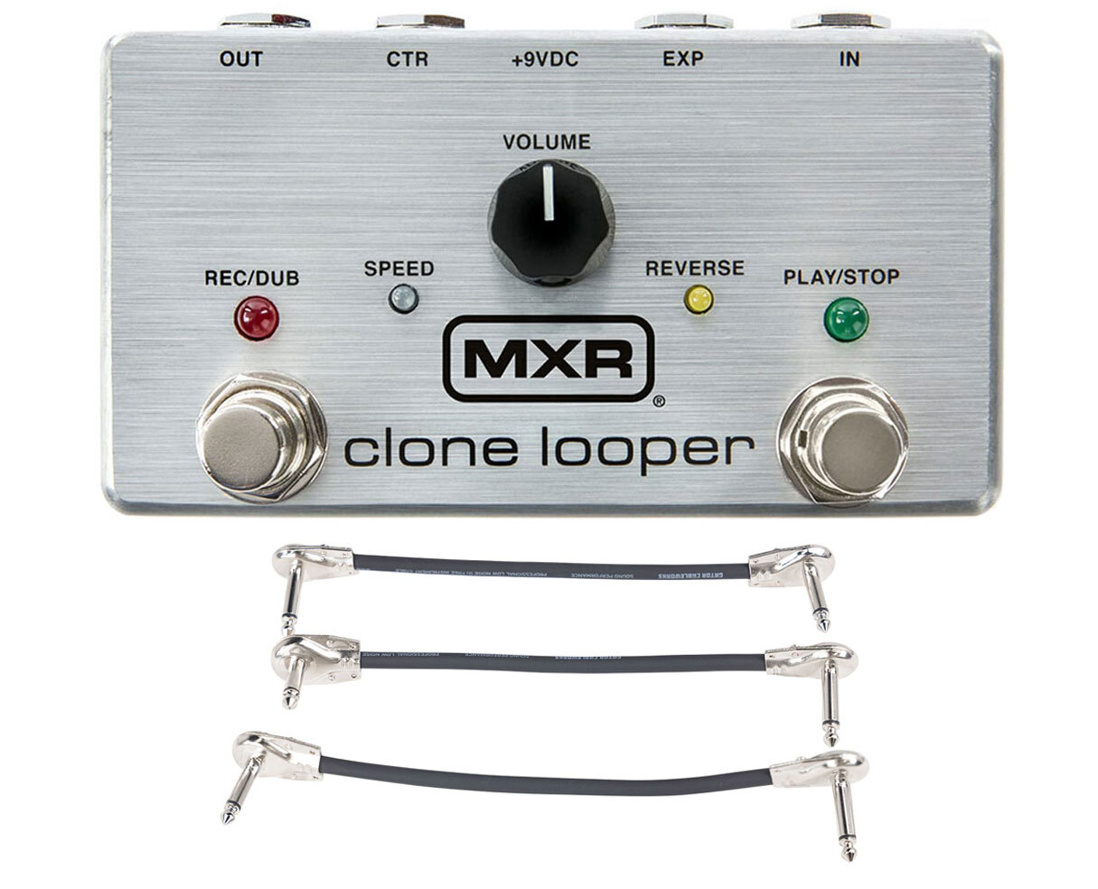 MXR M303 Clone Looper + Gator Patch Cable 3 Pack
