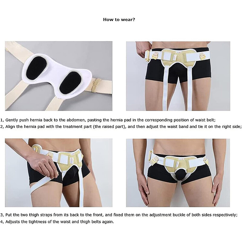 Medical Hernia Support Belt Inguinal Groin Truss Brace For Men Women Pain Relief