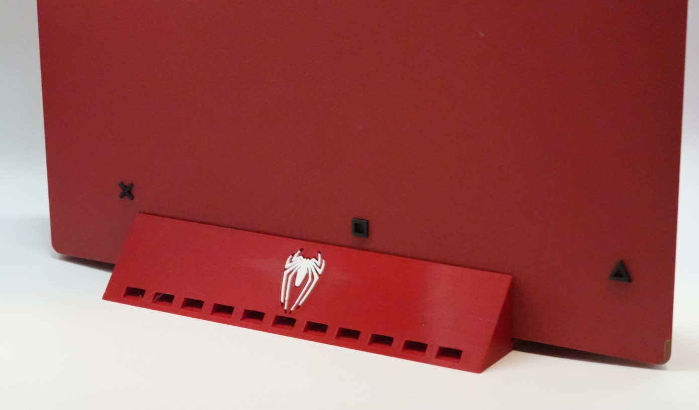 Vertical Stand for PlayStation 4 Pro Spider-man , 3d print.