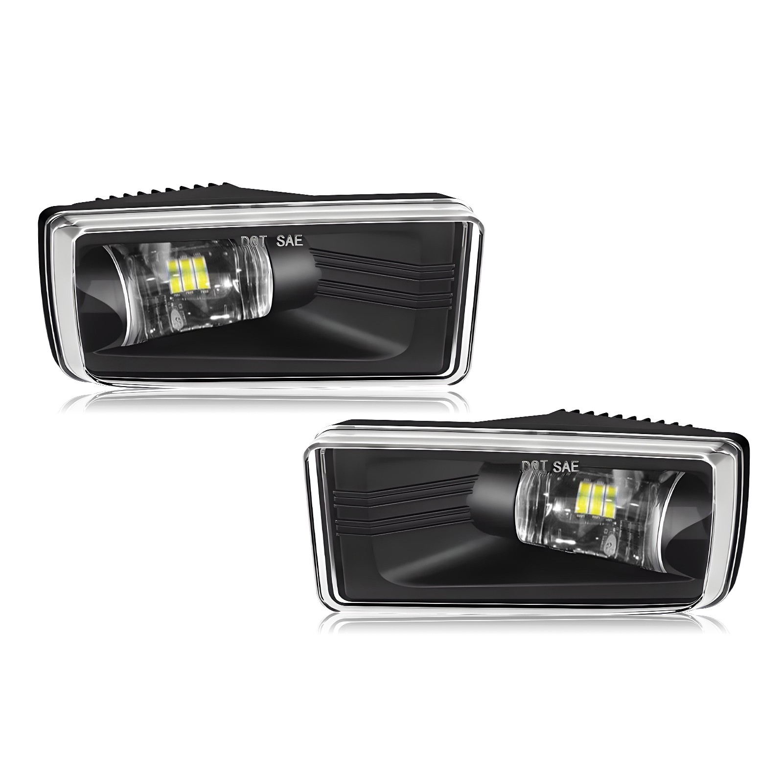 LED Fog Lights For Chevy Silverado 1500 2500 3500/Avalanche/Suburban 2007-2015