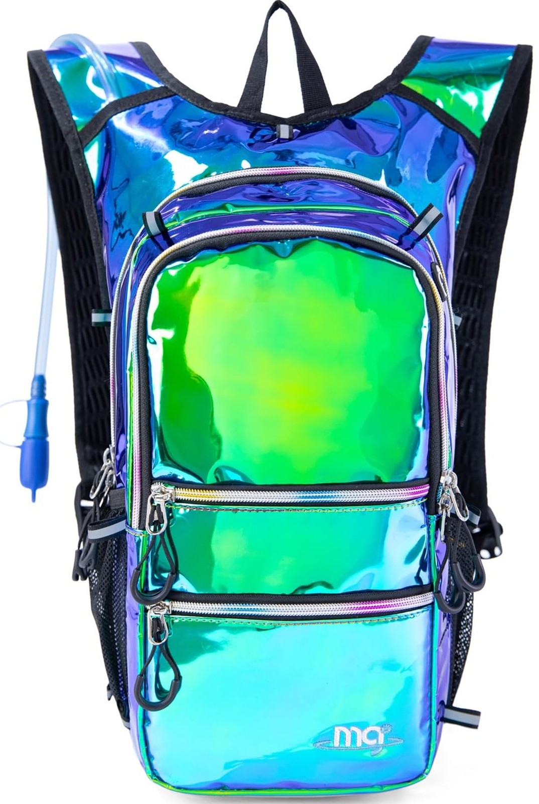 Hydration Backpack Pack with Cool Lights, 2L Water Bladder, Lightweight Bag f...