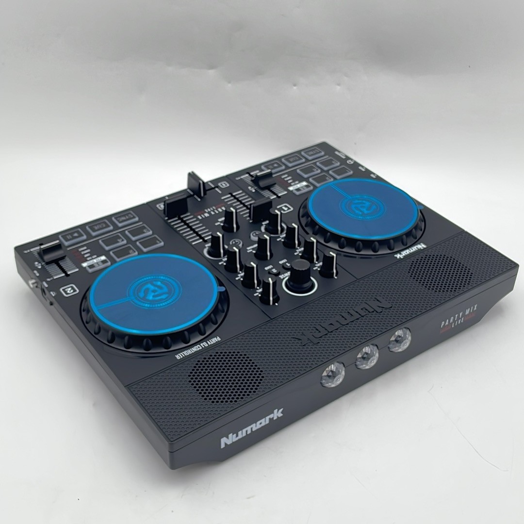Numark Party Mix Live DJ Controller with Speakers Lights 2 Decks Mixer
