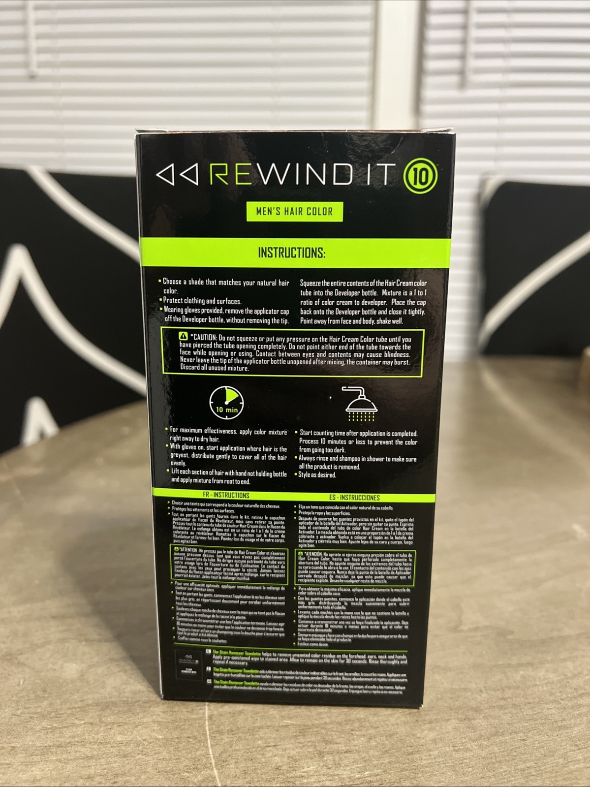 REWIND IT 10 Light Brown Men's Hair Color