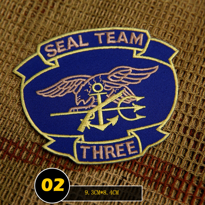 Us Military Navy Seal Team Three Unit Patch Insignia Military Army