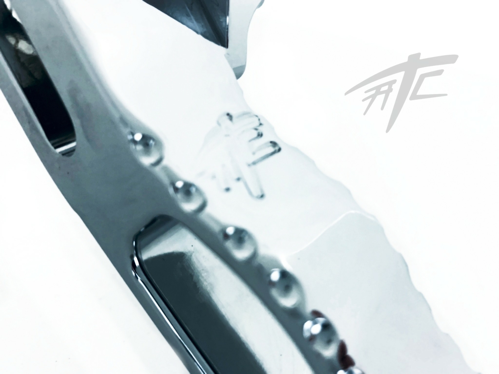 HAYABUSA ENGRAVED CHROME DIAMOND CUT STOCK LNGTH KICKSTAND 2009 SUZUKI HAYABUSA