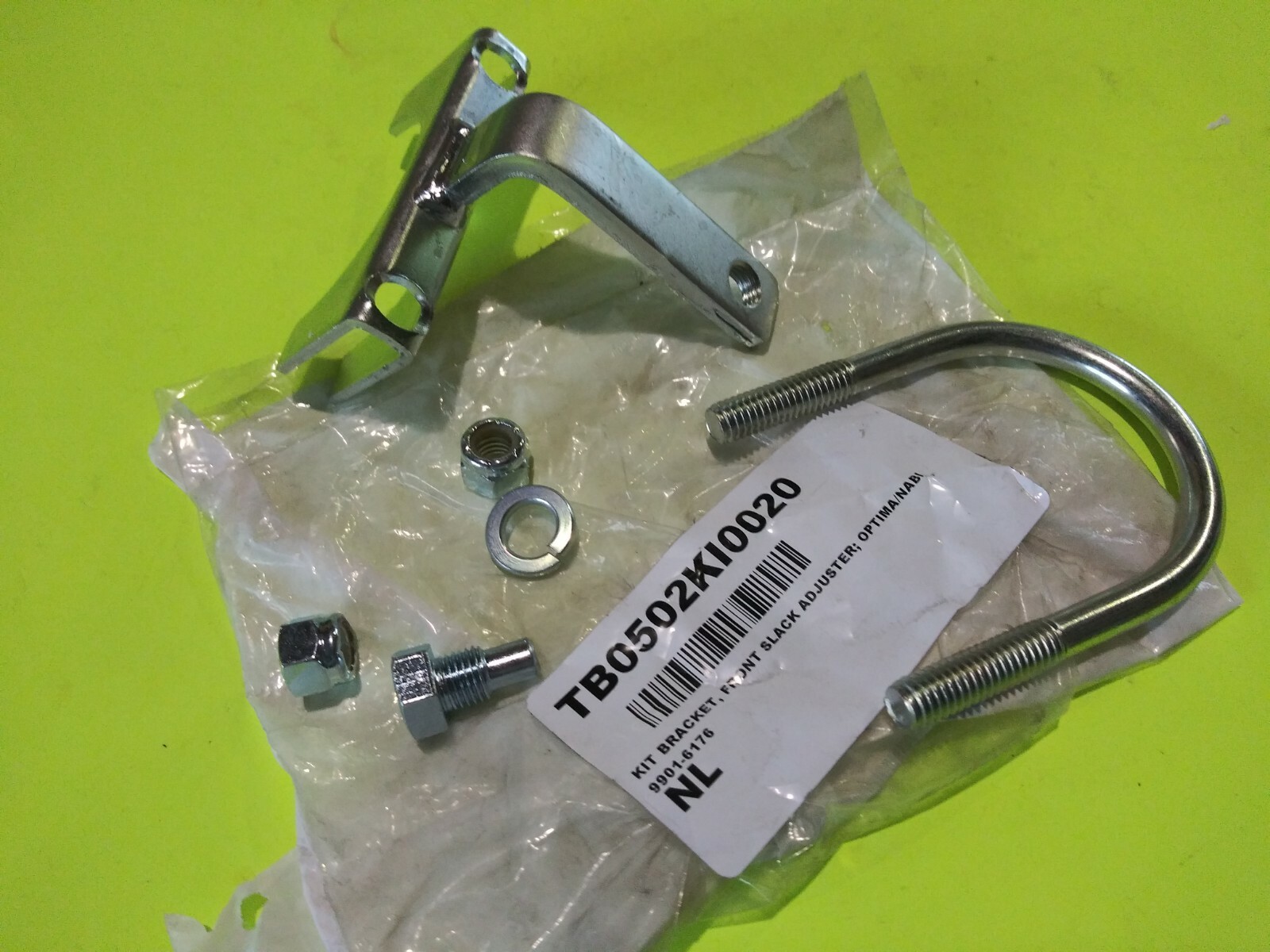 Front Slack Adjuster Mounting Bracket Kit, Optima TB0502K10020, Haldex 427-10588