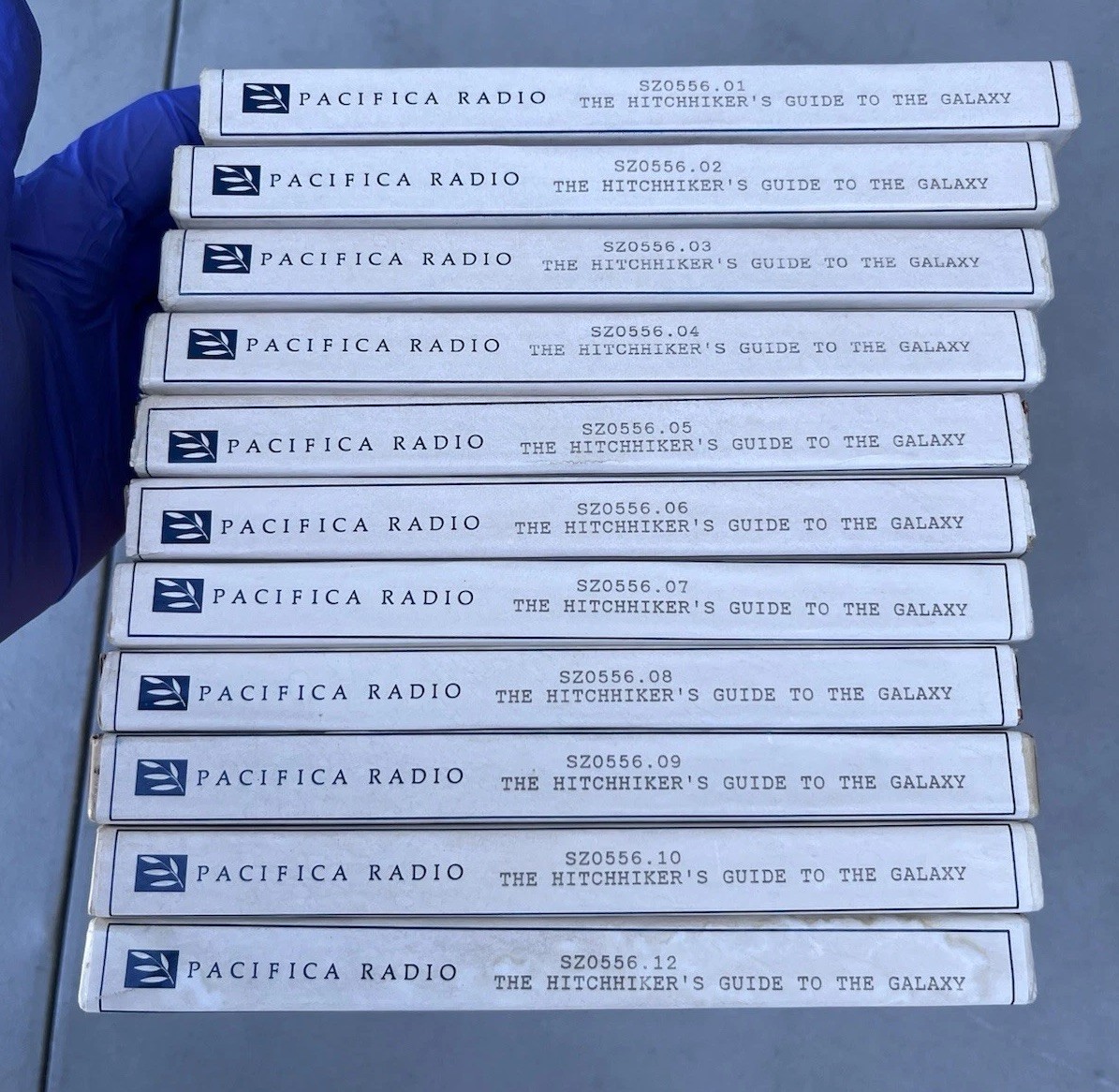 The Hitchhiker's Guide To The Galaxy Pacifica Radio Tape Reel Lot 11 of 12 Tapes