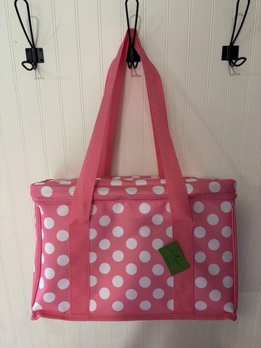 Brand New Kate Spade Cooler Bag Pink Polka Dot NWT