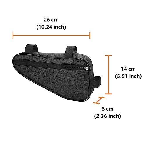 Triangle Bike Bag - Front Frame Triangle Bag, Cycling Accessory, Large Pink