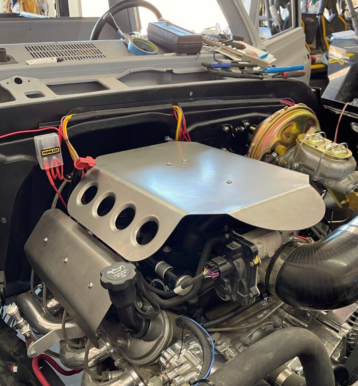 2007-2017  Tahoe & Sububan CUSTOM LS ENGINE COVER, 4.8 , 5.3 , 6.0, truck intake