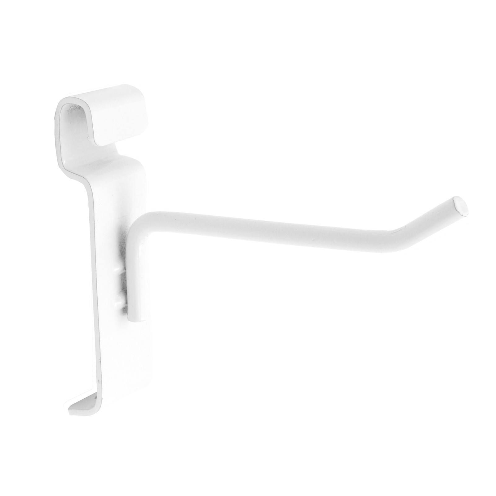SSWBasics 4 inch White Peg Hook for Wire Grid - Pack of 50 - Durable Grid Wall