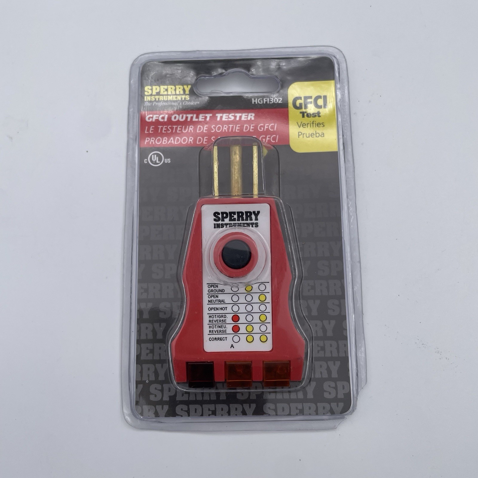 110-120V Standard AC Outlets Socket Tester with GFCI Check Receptacle Tester