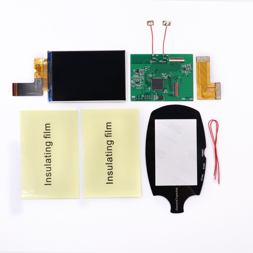 Hightlight Backlight IPS LCD Screen For Bandai WonderSwan Crystal WSCC