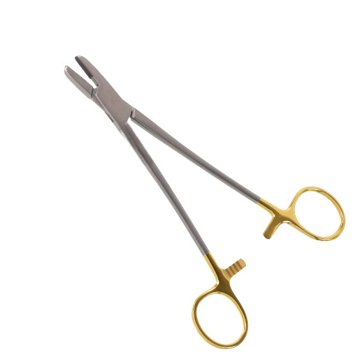 TC Sternal Berry Needle Holder, 7", Straight, Serrated, Heavy Pattern, Premium