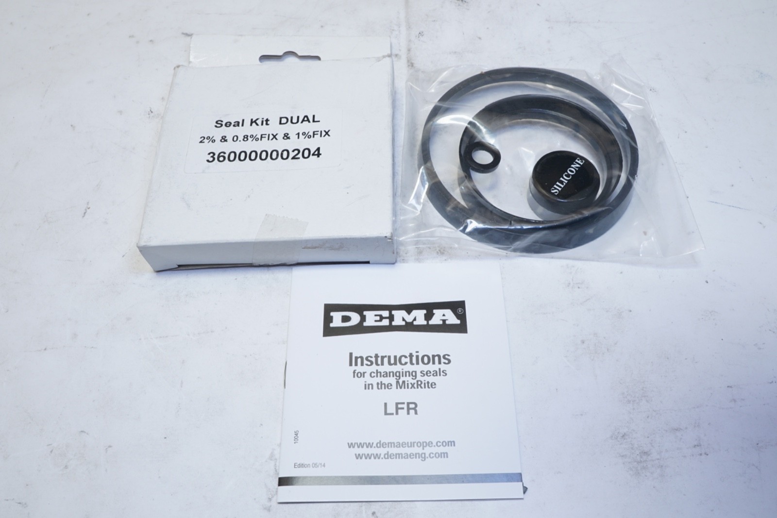 Dema MixRite Lip Seal Kit, 566AG, TF3.002G, 570CW, 571CW 36000000204 Ships FREE