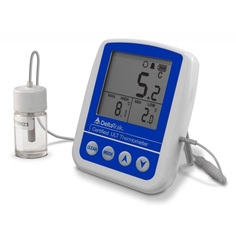 DeltaTrak 12238 Certified Min-Max Alarm Vaccine Temp Thermometer NEW