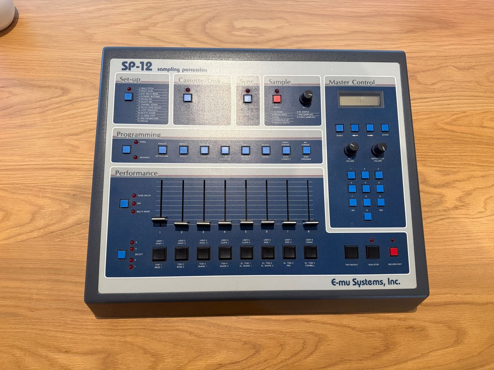E-MU Systems SP-12 8-Voice Drum Sampler Turbo